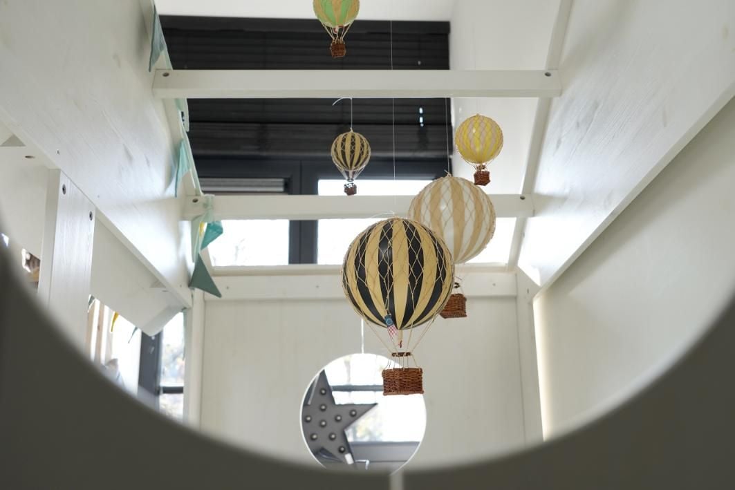 Floating The Skies Small Hot Air Balloon Yellow