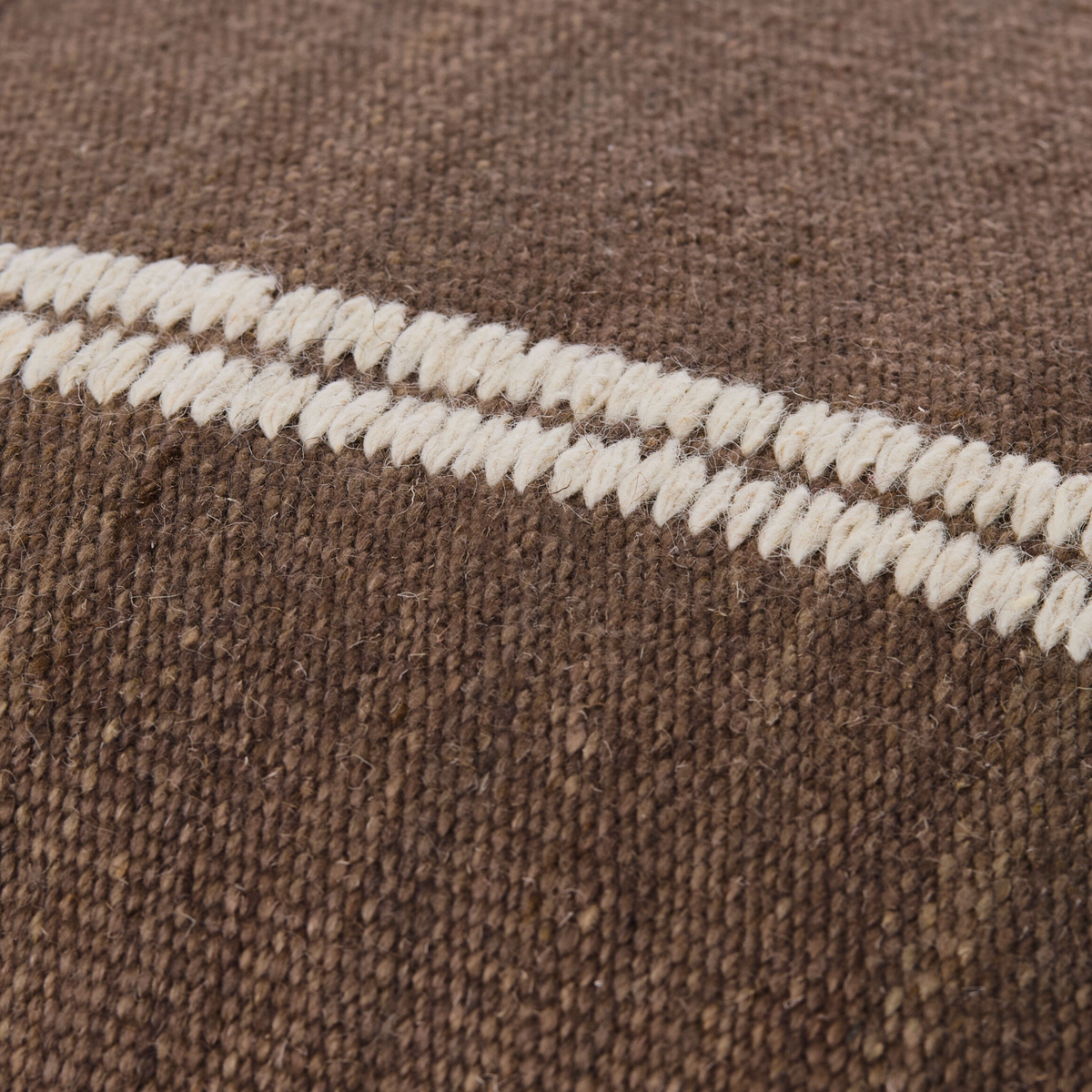 Jundah Woven Cushion in Brown - 51 x 51 cm