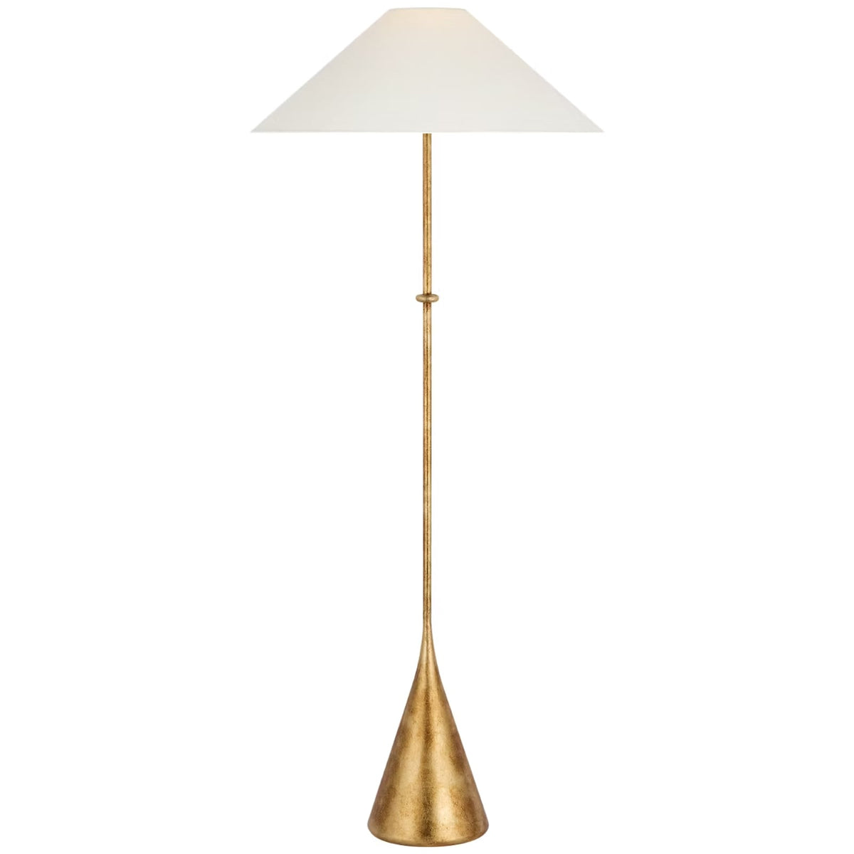 Zealous 62" Floor Lamp in Museum Gild