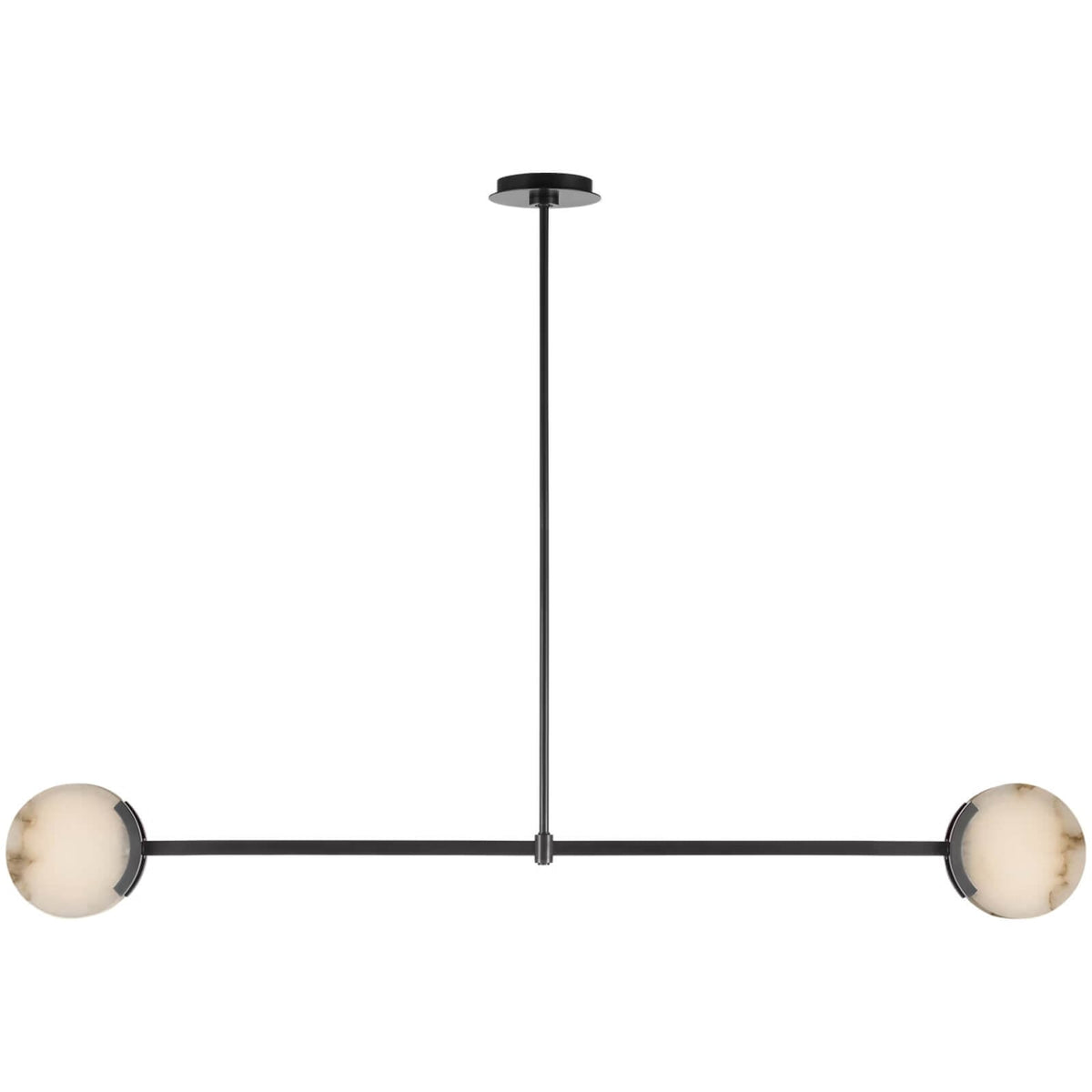 Melange 54" Linear Ceiling Light in Bronze
