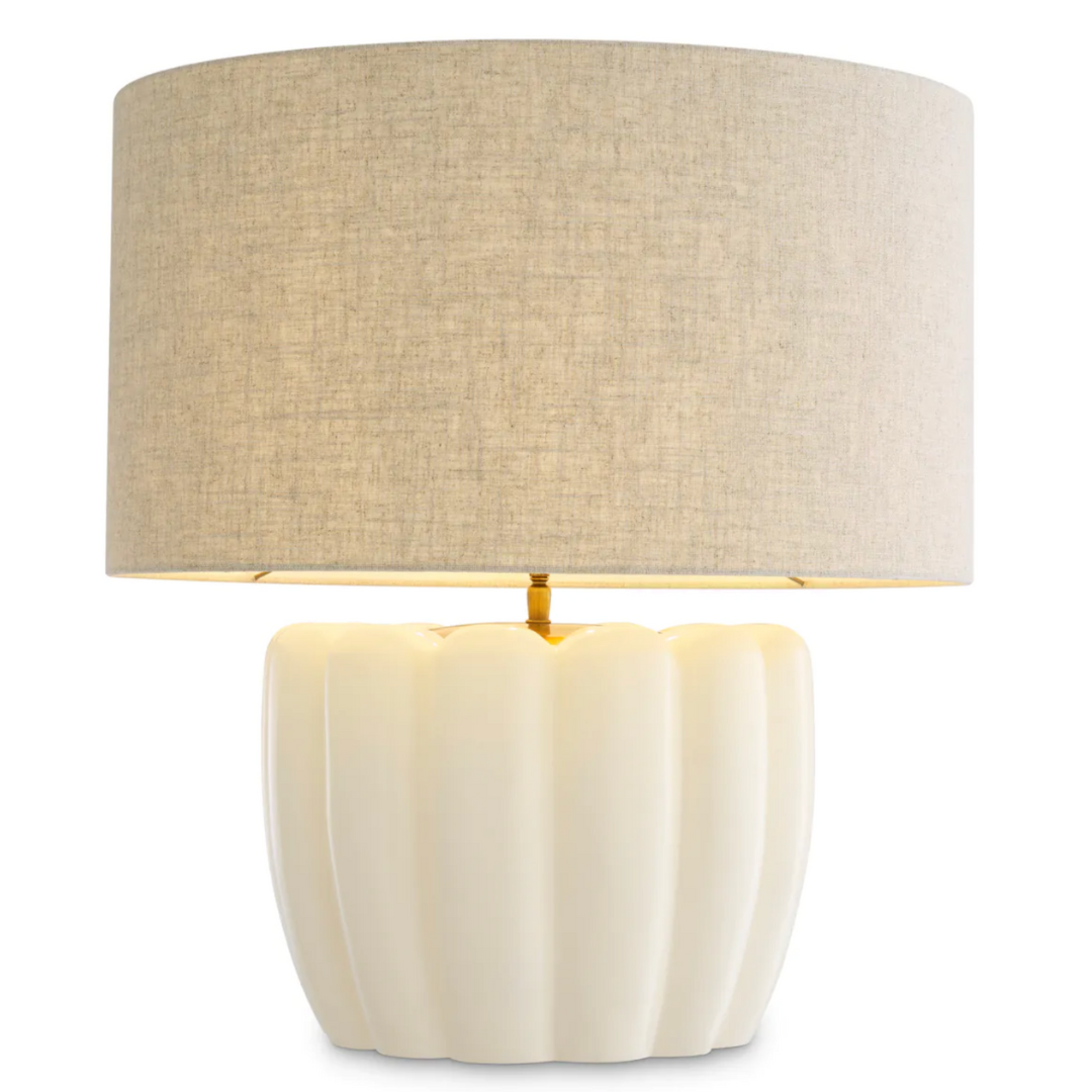 Table Lamp Barocco in Off-White