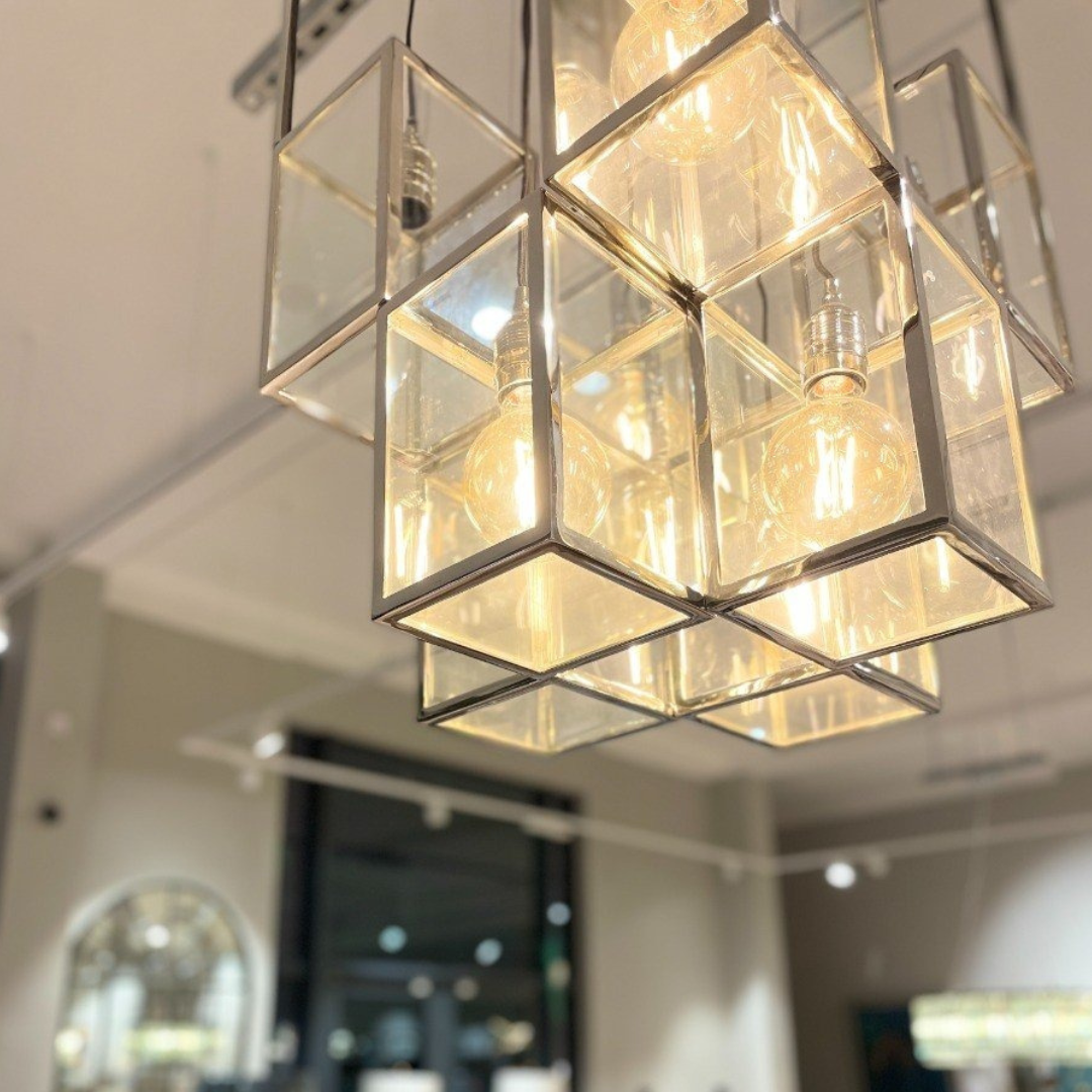 Ferguson Chandelier in Nickel
