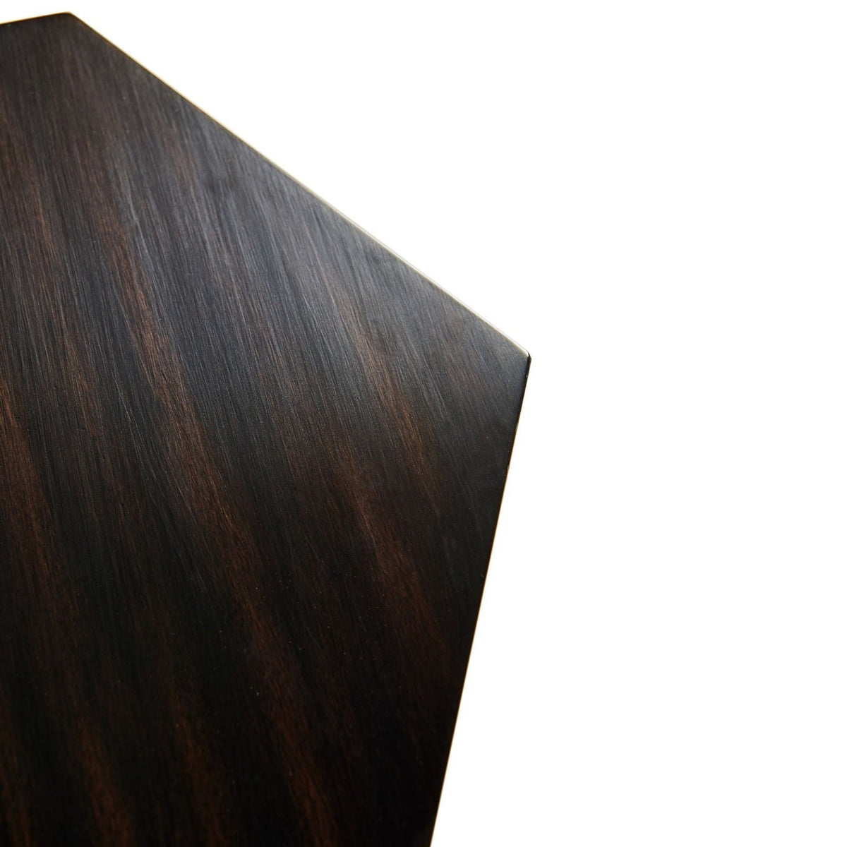 Hexagon Lamp Table in Ebony
