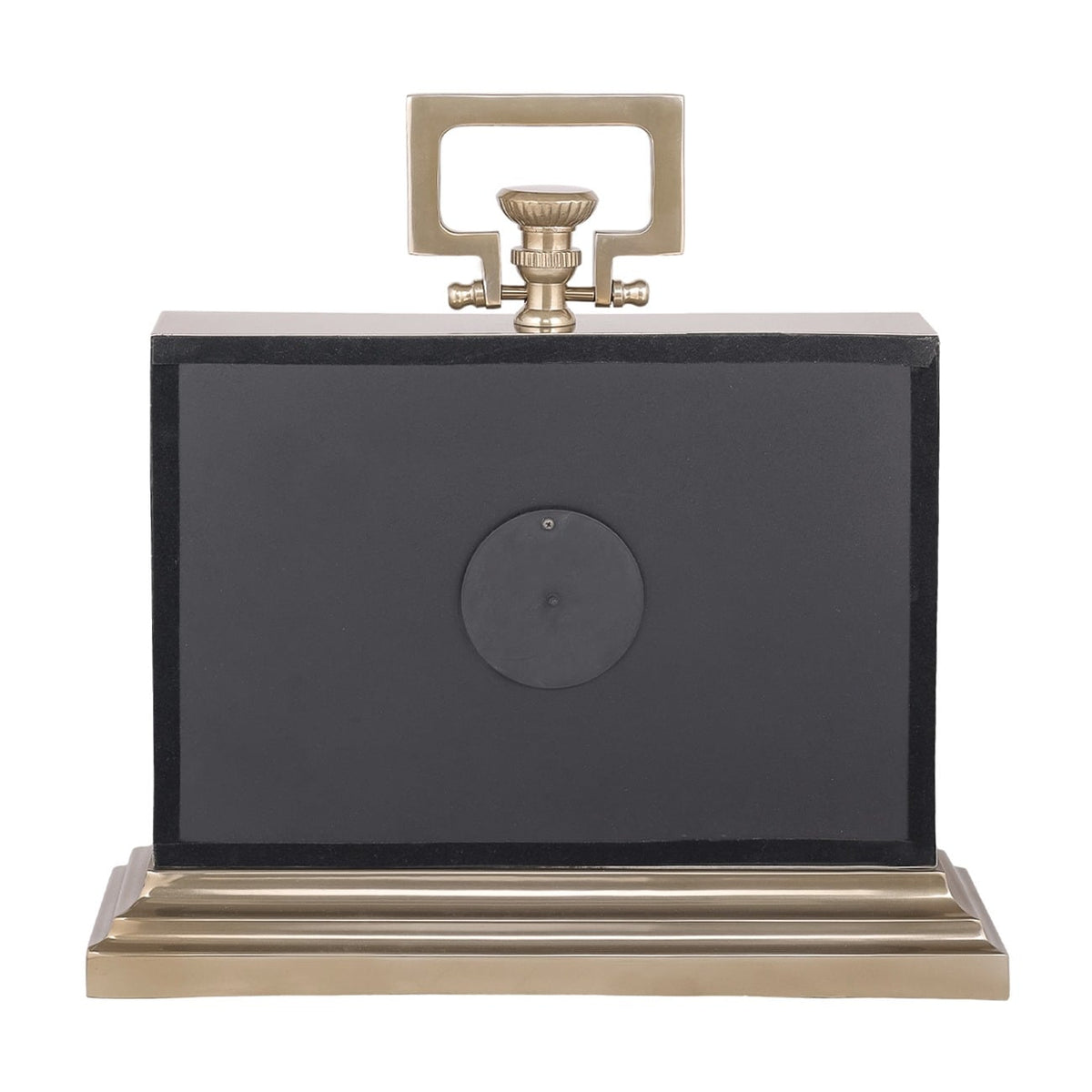 Latham Brass Rectangular Clock Large