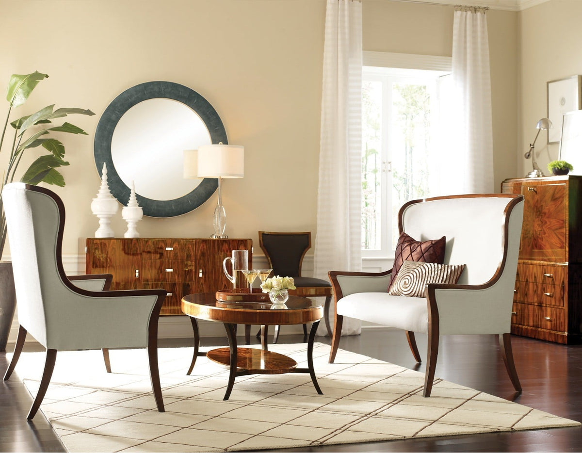 Loveseat Monarch with Curved Back - Shambala