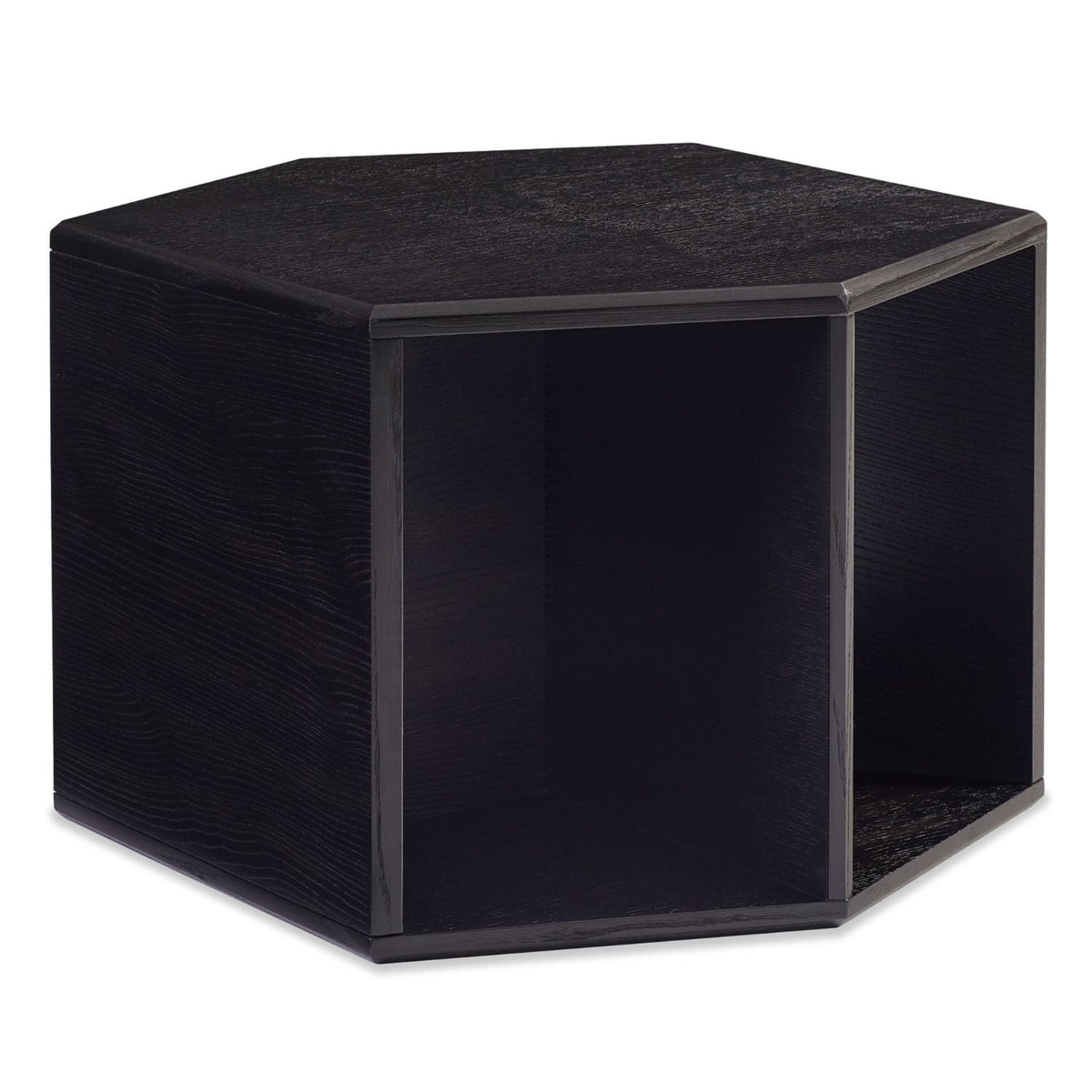 ReMix Hexagon Side Table in Black