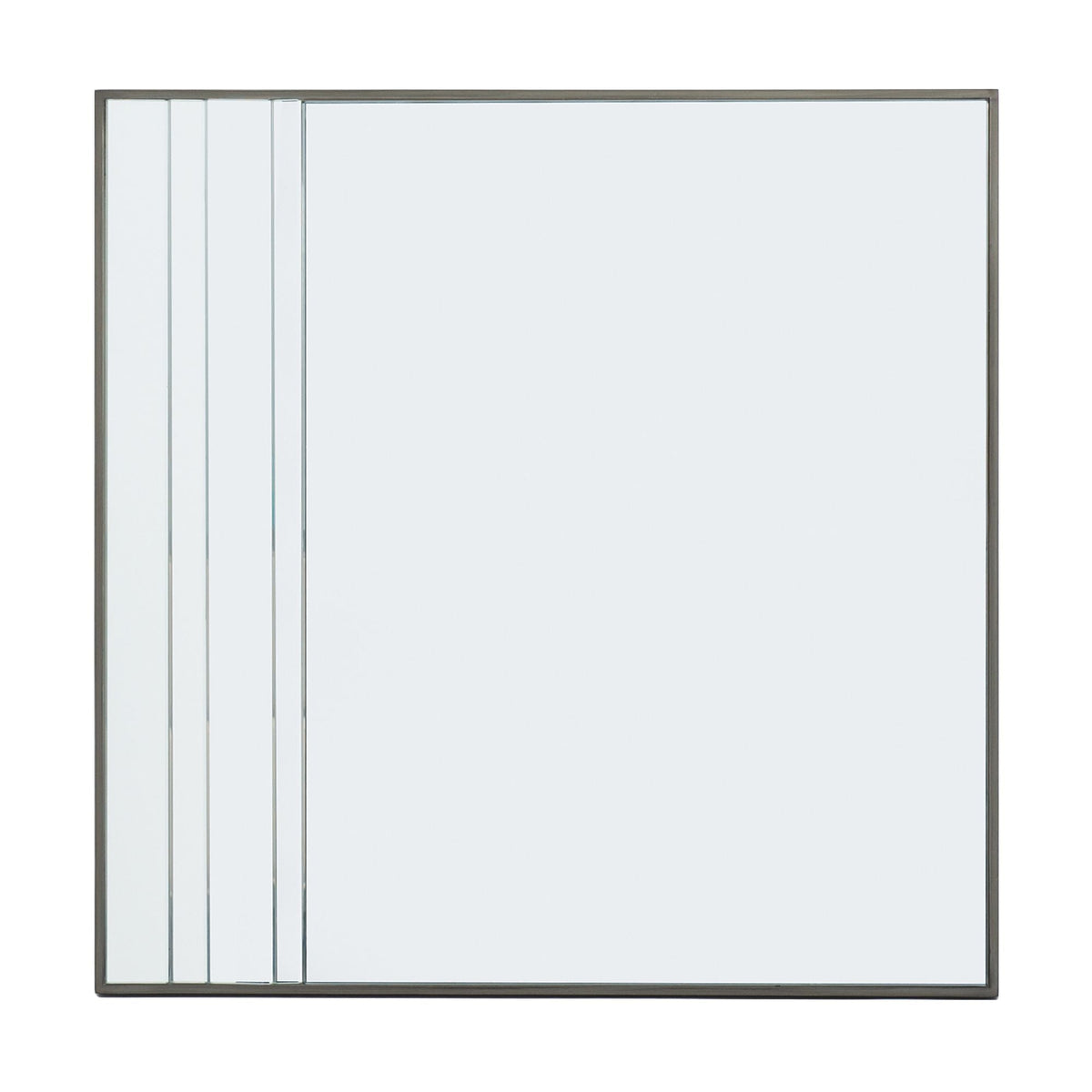 Repetition Square Mirror in London Fog