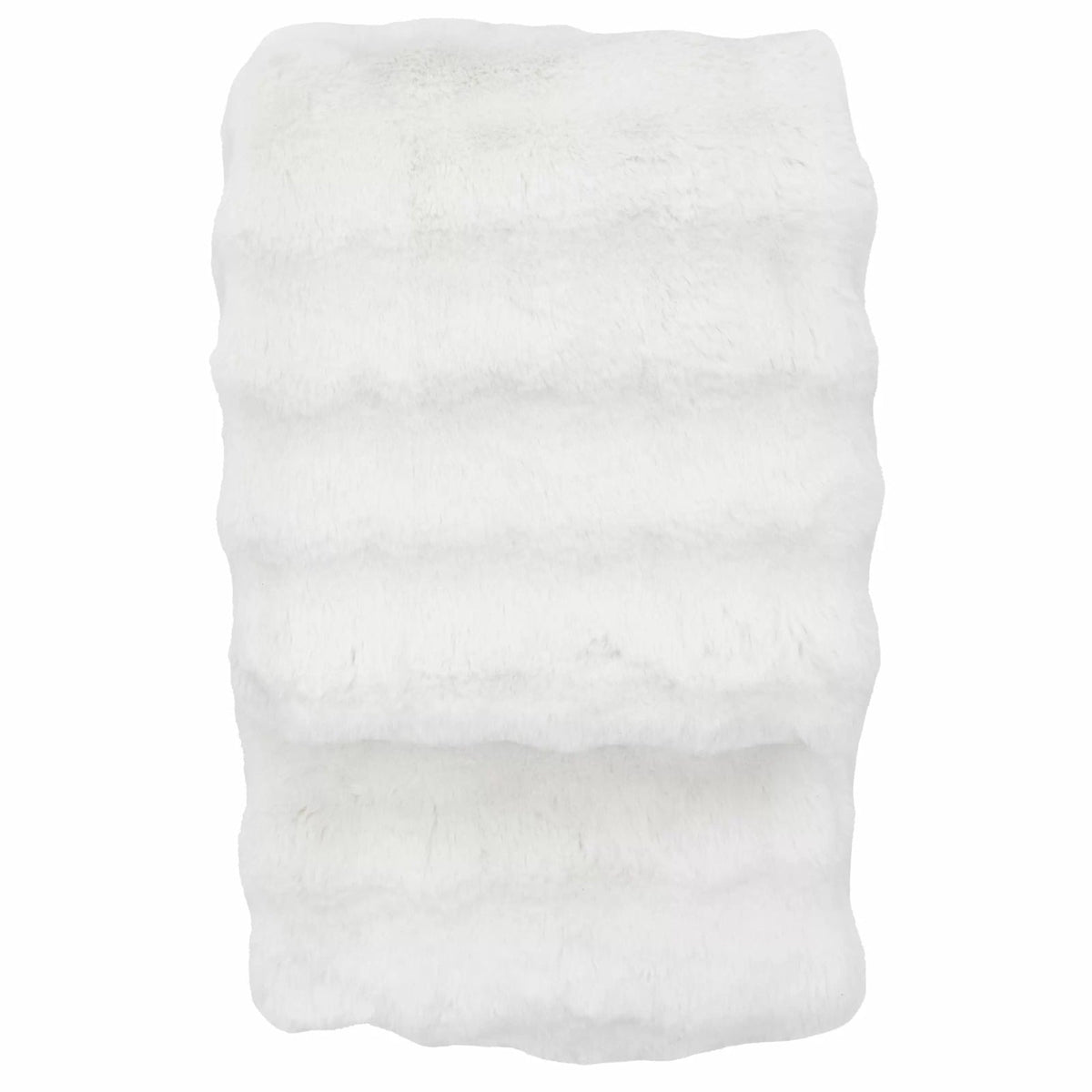 Marshmallow Rabbit Throw in Cream