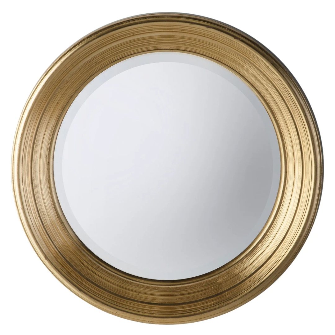 Purley Wall Mirror in Gold - Round