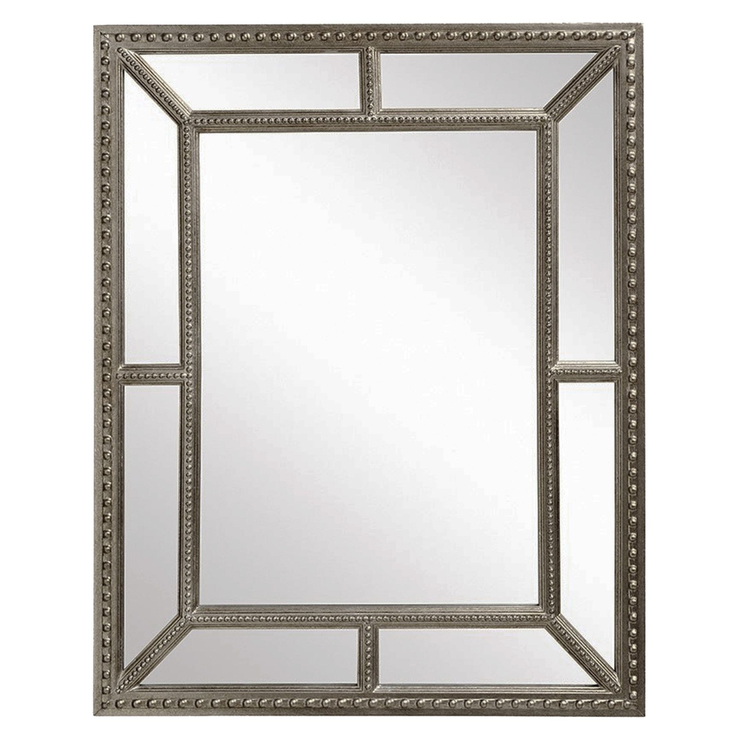 Dickinson Framed Wall Mirror in Silver - Large