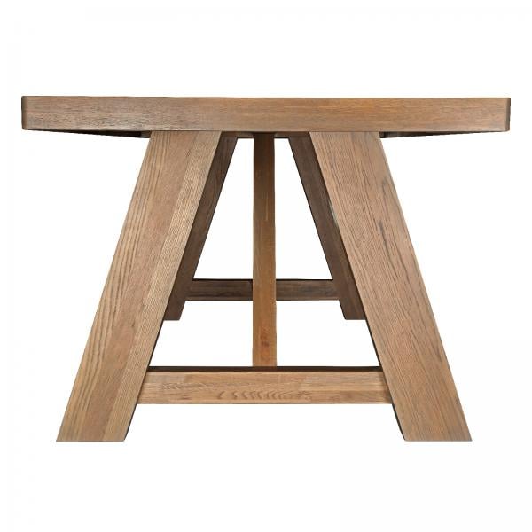 Monastery Refectory Grey Oiled Table - 220cm