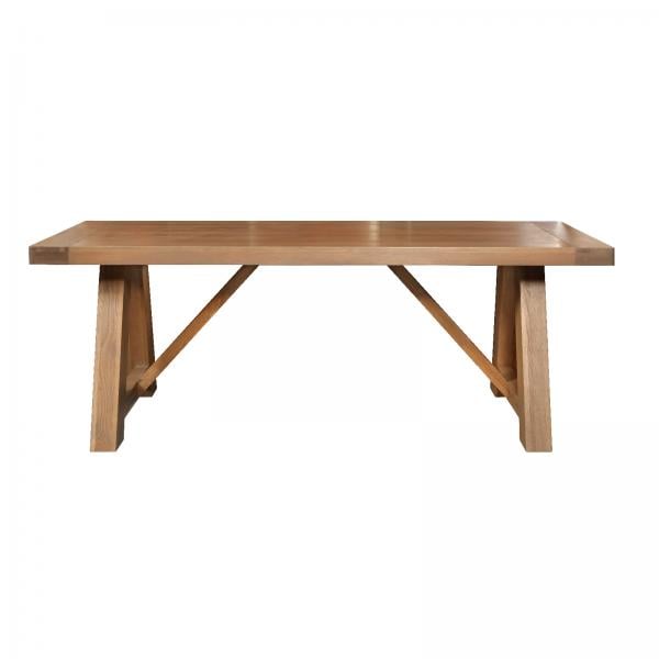 Monastery Refectory Grey Oiled Table - 220cm