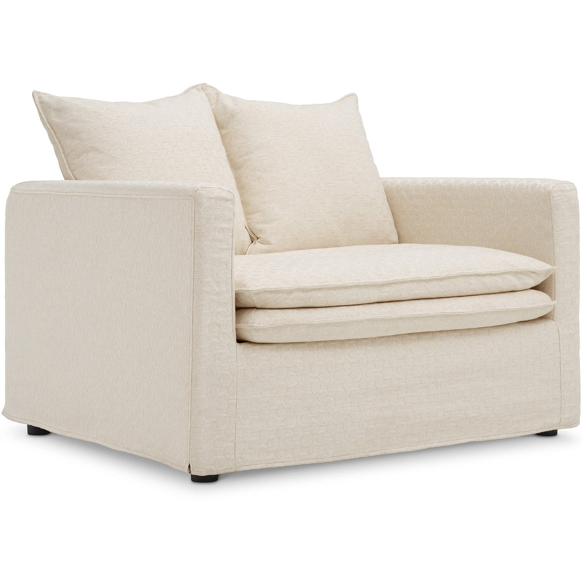 Montgomery Accent Chair in Sunbeam Off-White