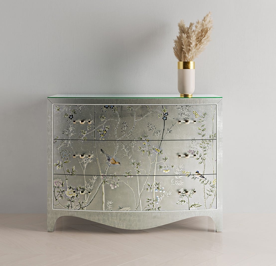 Shimmering Moon Bow Front Chest