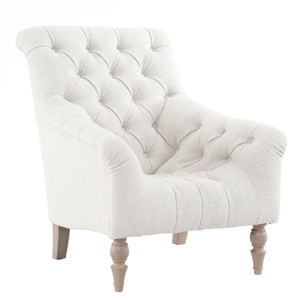 Newton Chair in Bottega Boucle Natural Made To Order