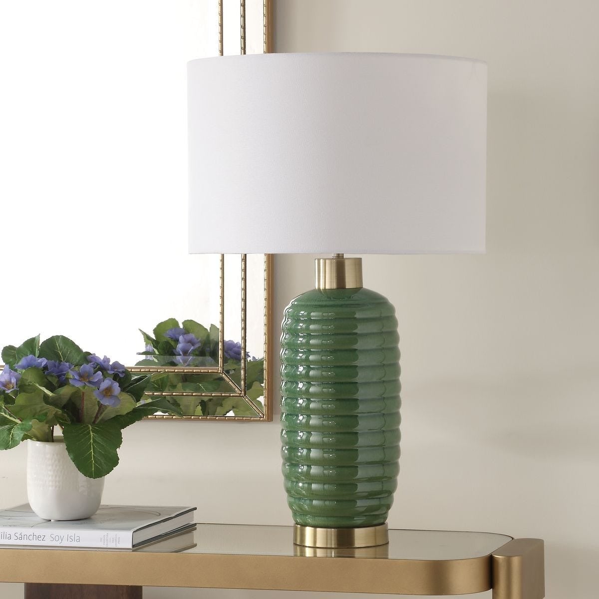 Oakley Table Lamp in Green