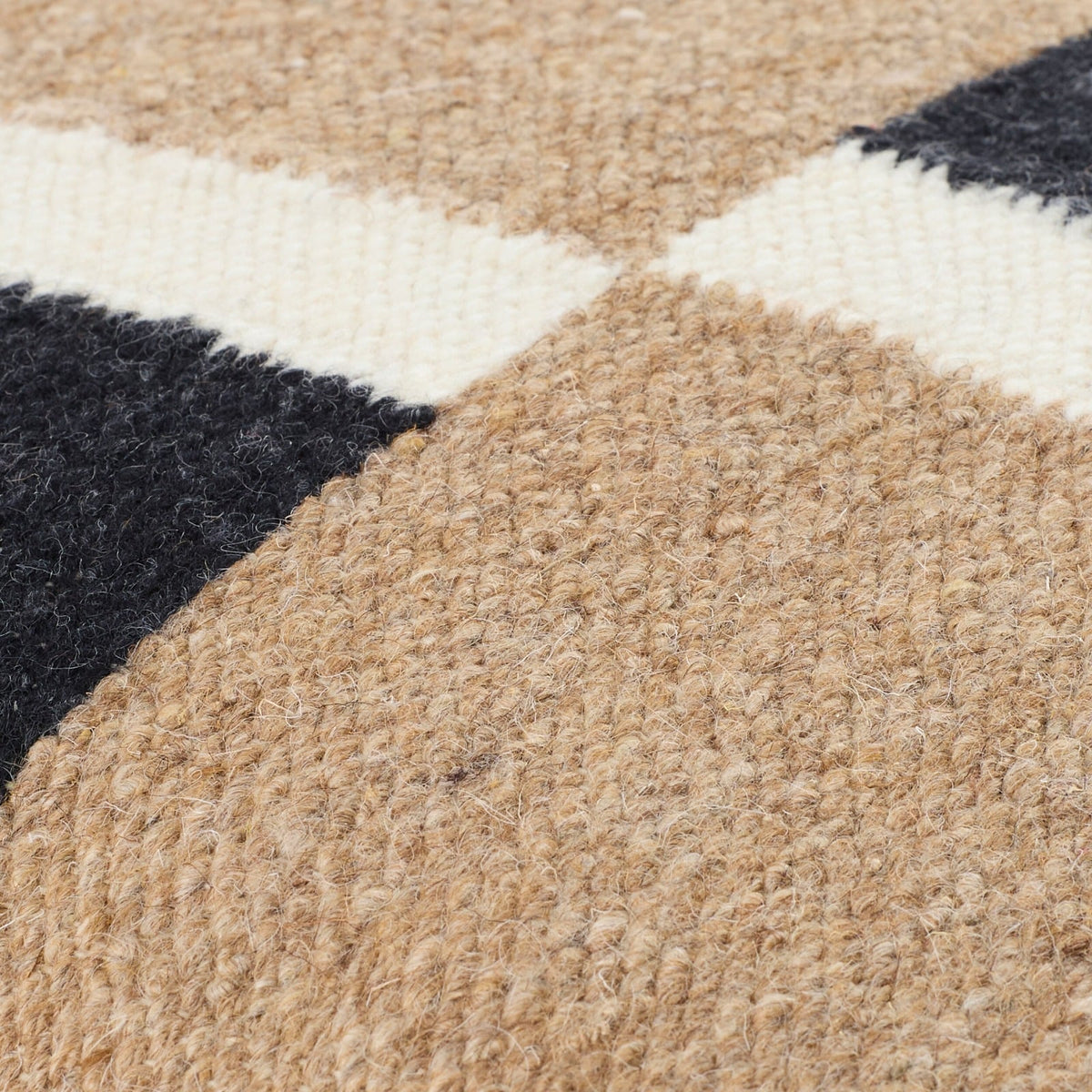 Osmund Woven Cushion in Black - 51 x 51 cm