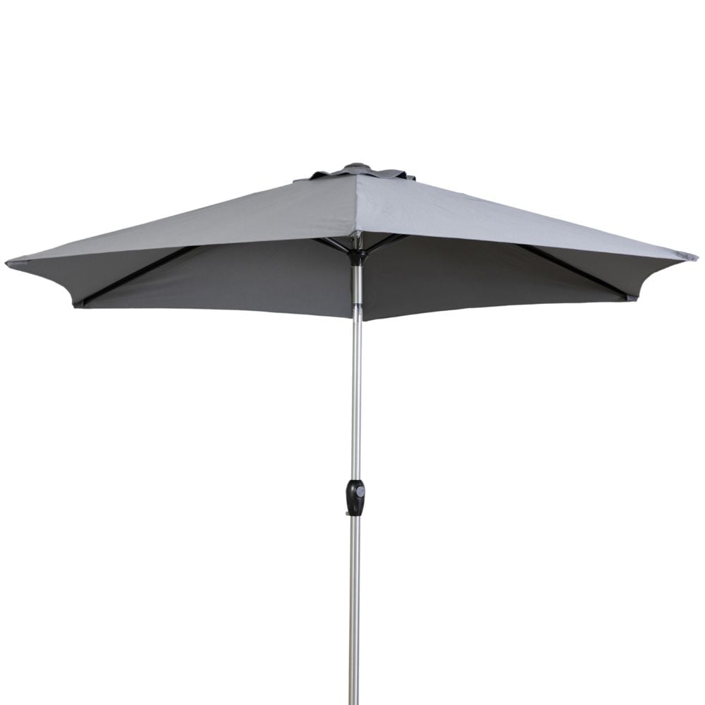 Milos 2.7m Grey Garden Parasol