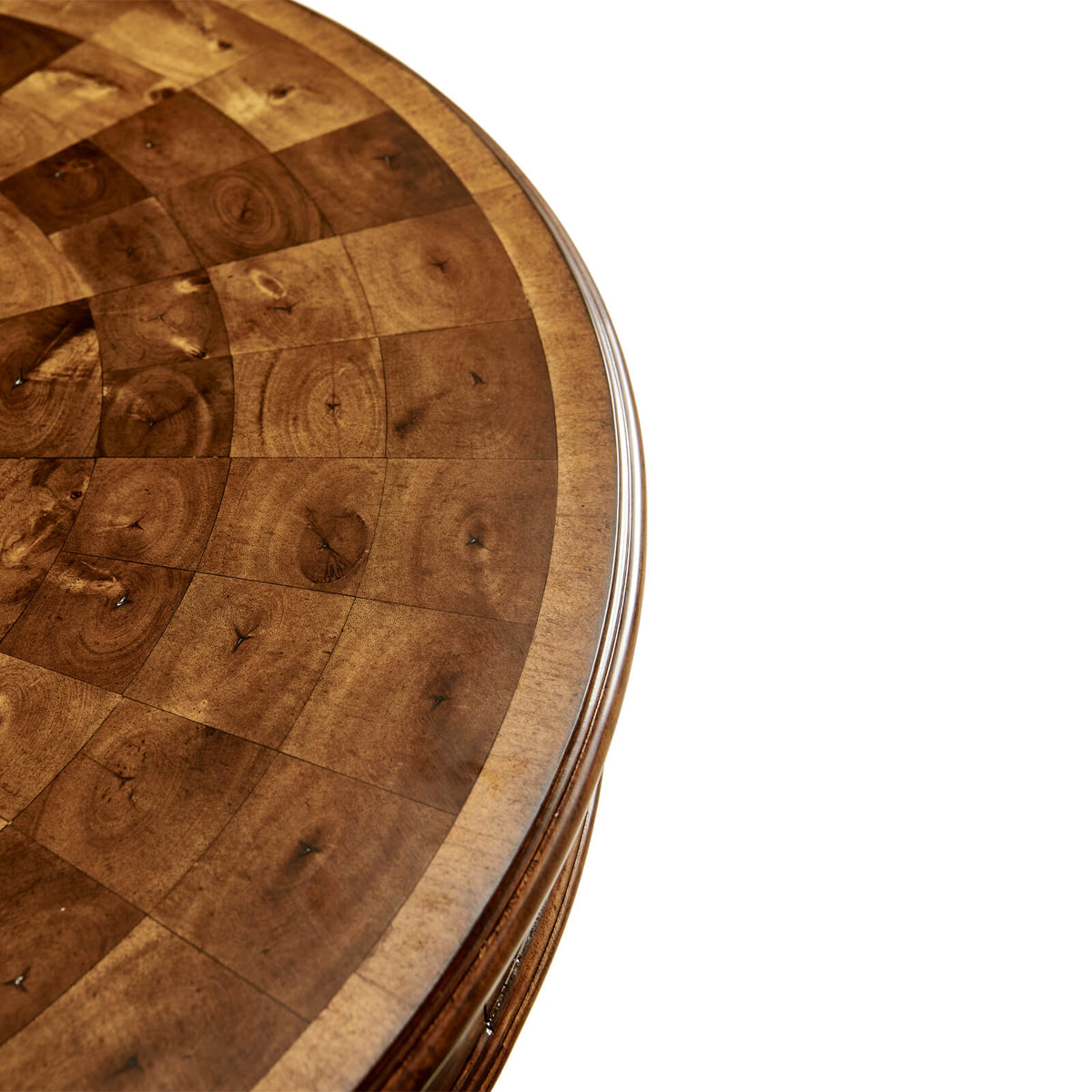 Oyster Round Table on Brass Base
