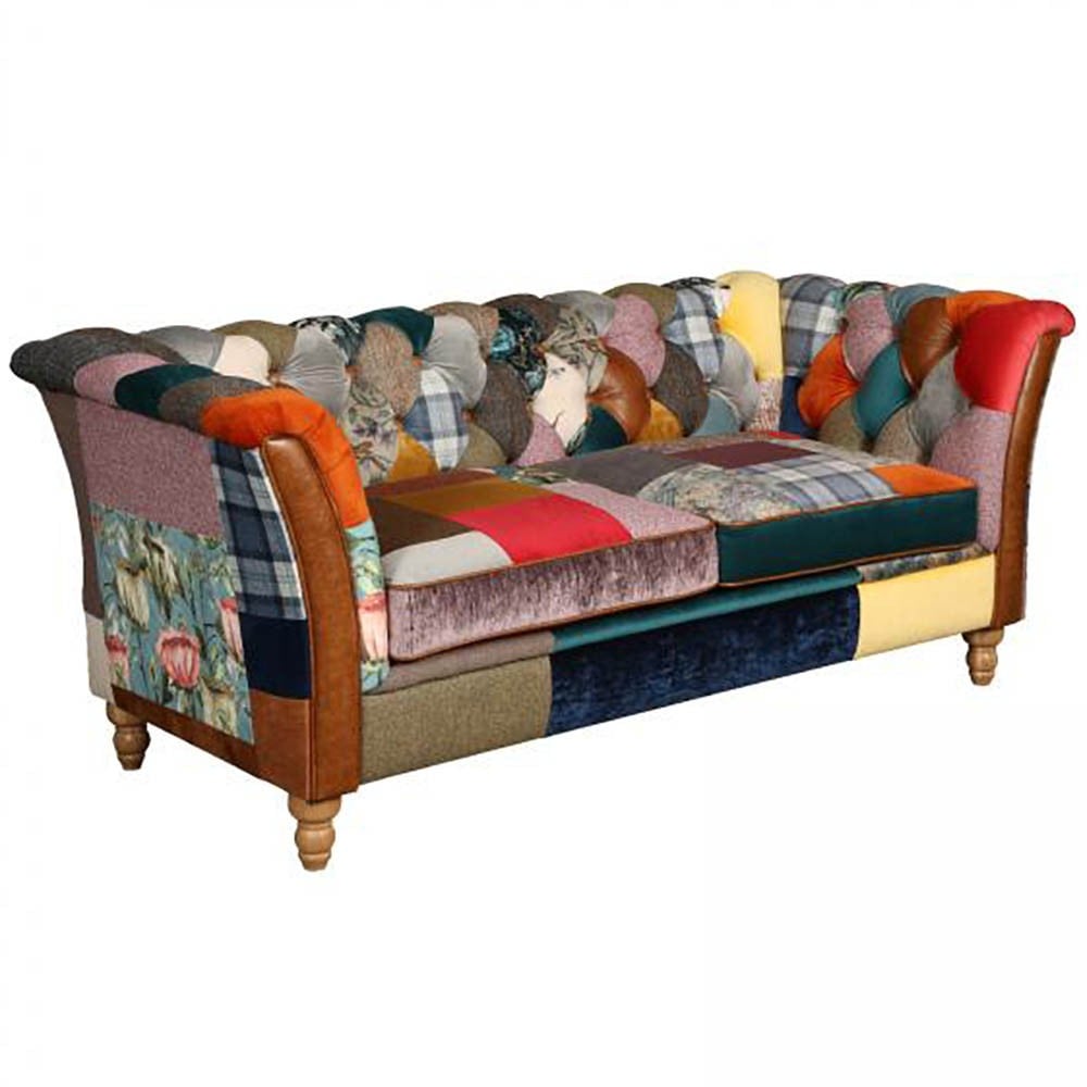 Rutland Harlequin Patchwork 2 Seater Sofa