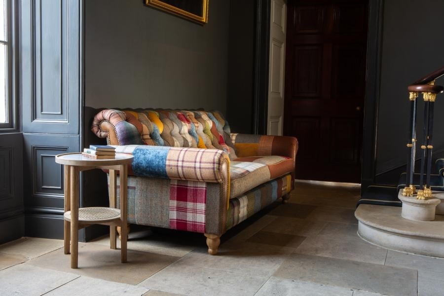 Dickinson Patchwork 2.5 Seat Sofa Fabric & Leather