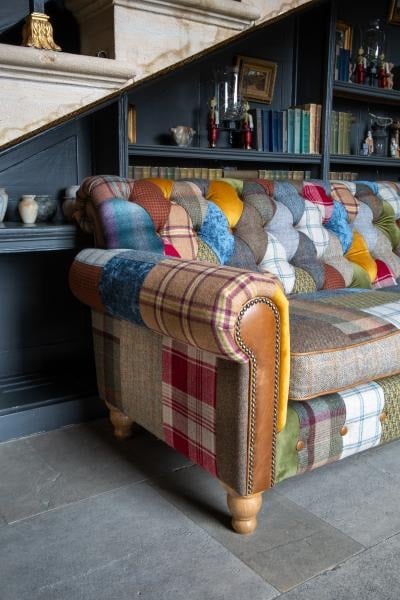 Dickinson Patchwork 2.5 Seat Sofa Fabric & Leather