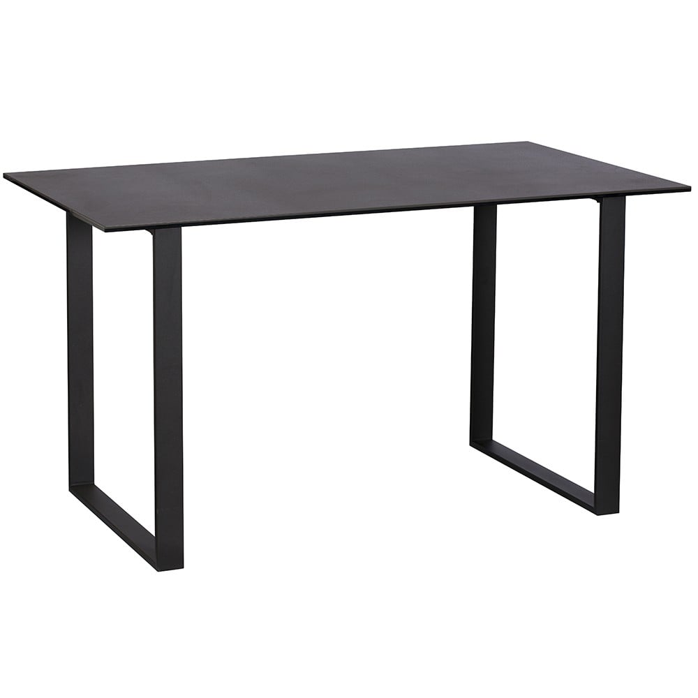 Panama Dining Table in Dark Grey - 135cm
