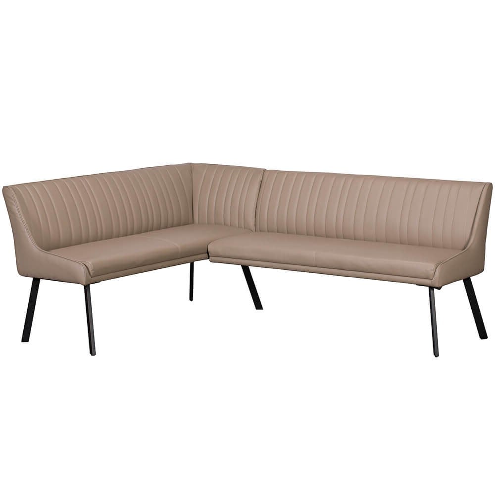Chloe Corner Dining Bench Taupe Greige - Right