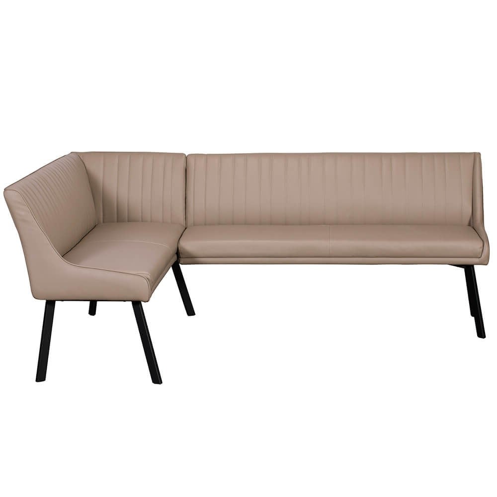 Chloe Corner Dining Bench Taupe Greige - Right