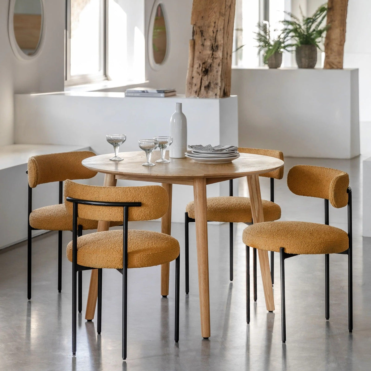 Papeete Round Dining Table - 100cm