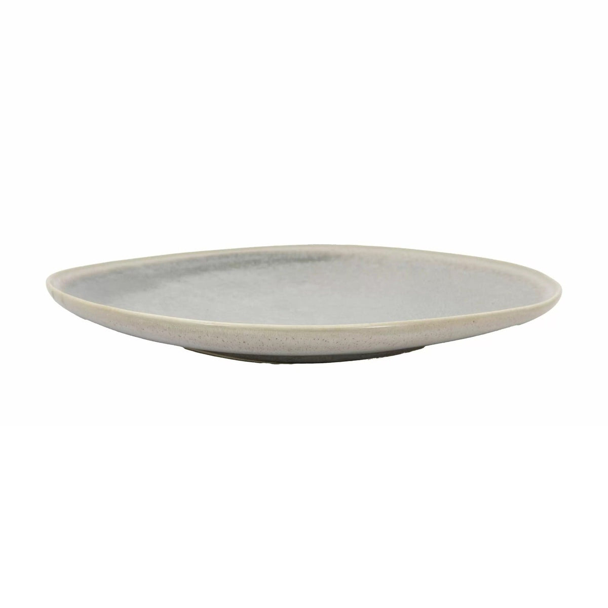 Pebble Glaze Dinner Plate Dove Grey Set of 4