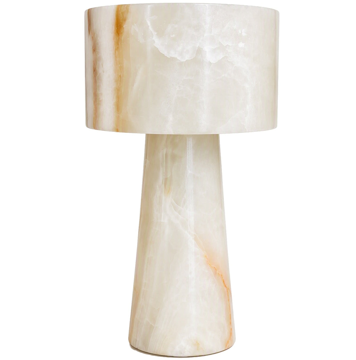 Graham Pedestal Bowl in White Jade Marble - Large