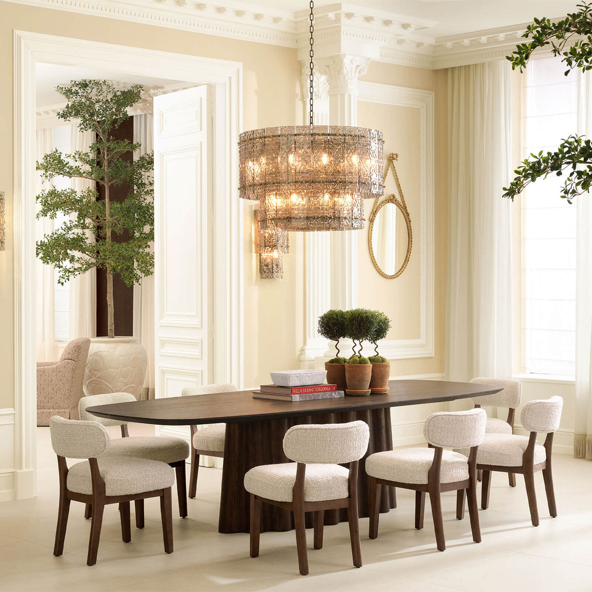 Pierpont Mirror in Antique Gold