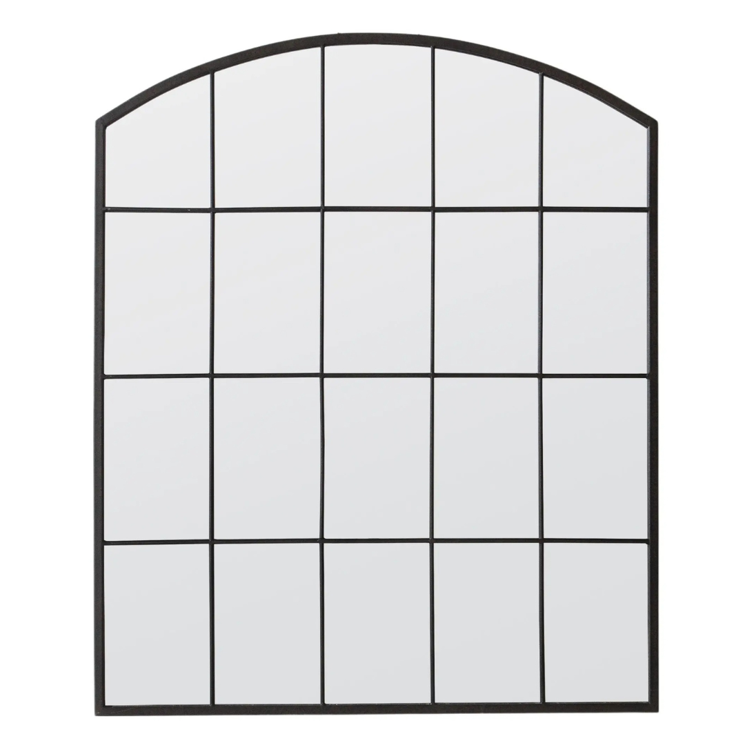 Urban Window Mirror in Black Metal