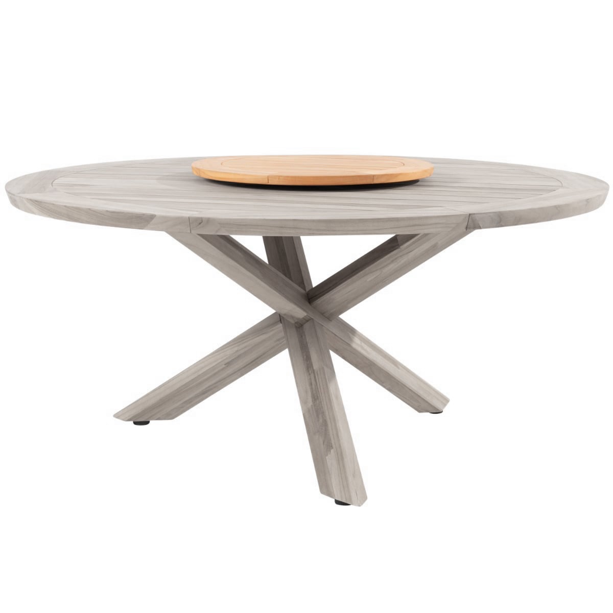 4 Seasons Outdoor Prado 65cm teak lazy susan outdoor dining accessory