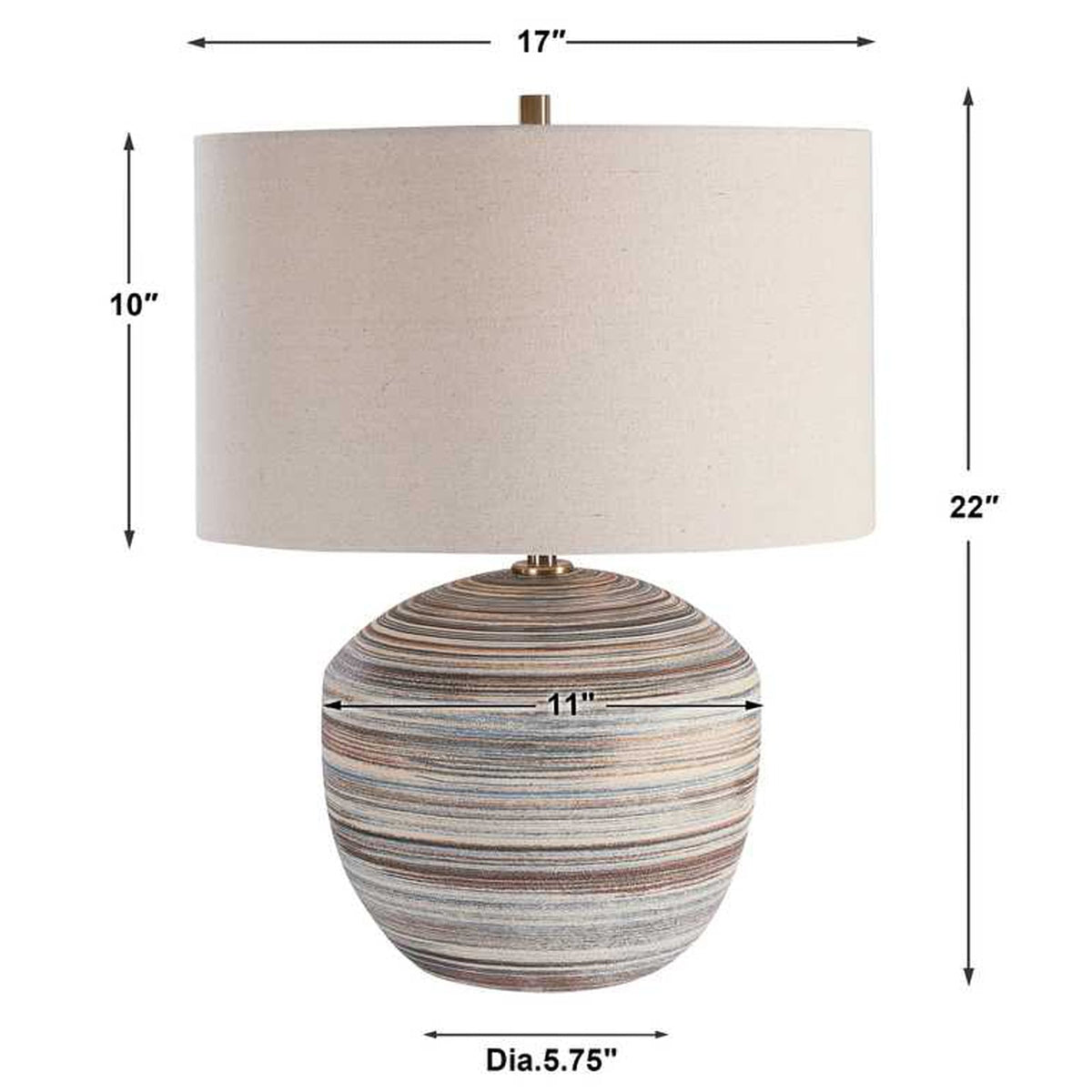 Prospect Striped Accent Lamp
