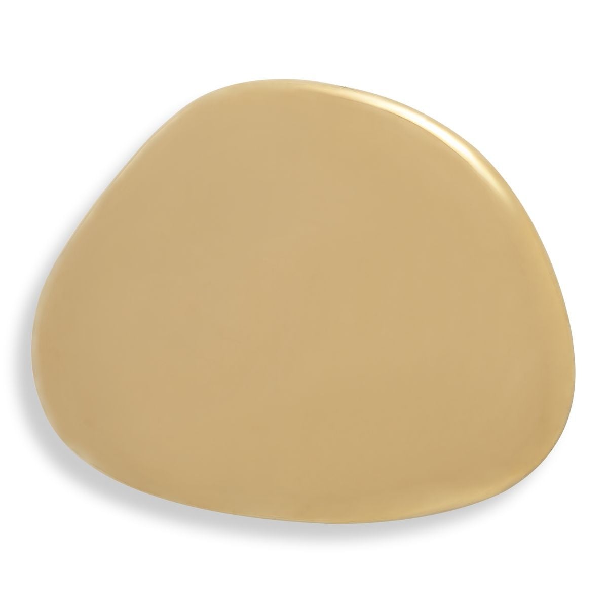 Jelly Bean Wall Sculpture Small in Gold