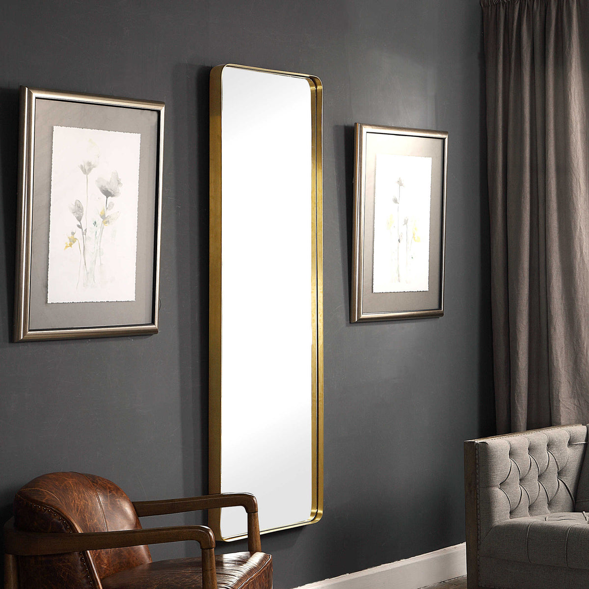 Padria Mirror - Brass