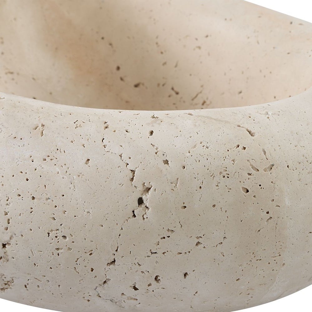 Swaddle Bowls in Travertine Set of 2