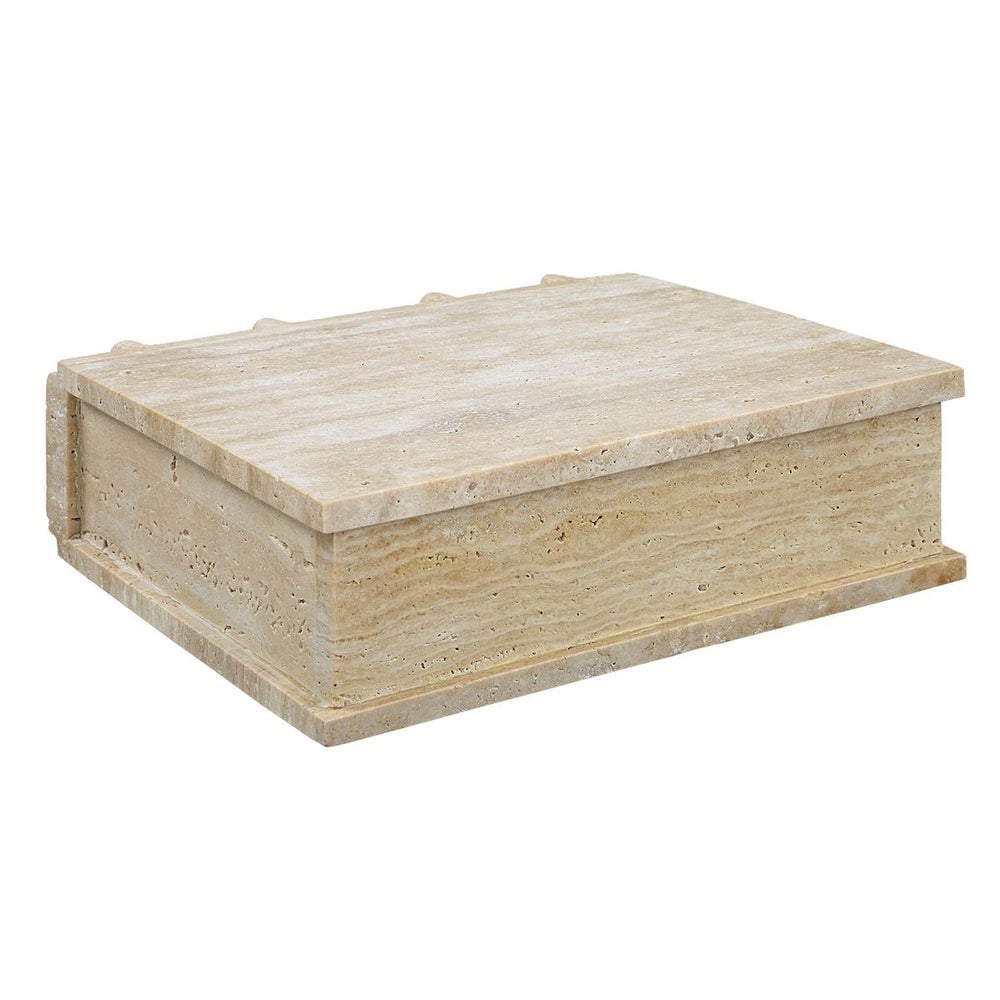 Novel Box in Travertine Small