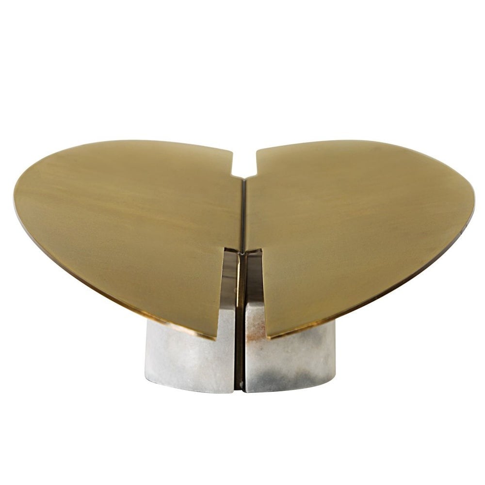Split the Difference Decorative Pedestal Bowl - Low