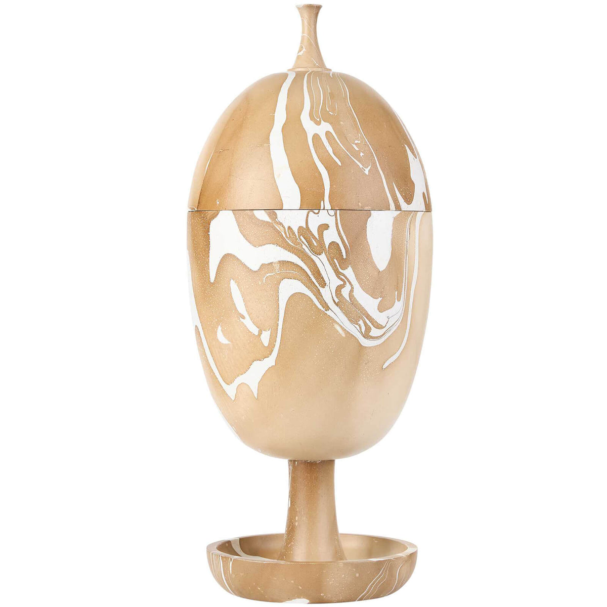 Hadden Hall Urn in Latte Swirl