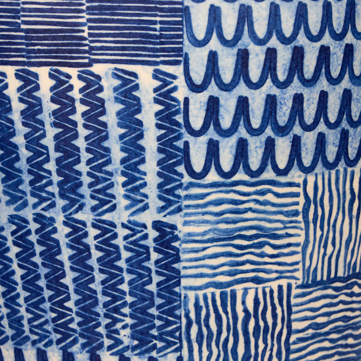 Ikat Quilt Vase