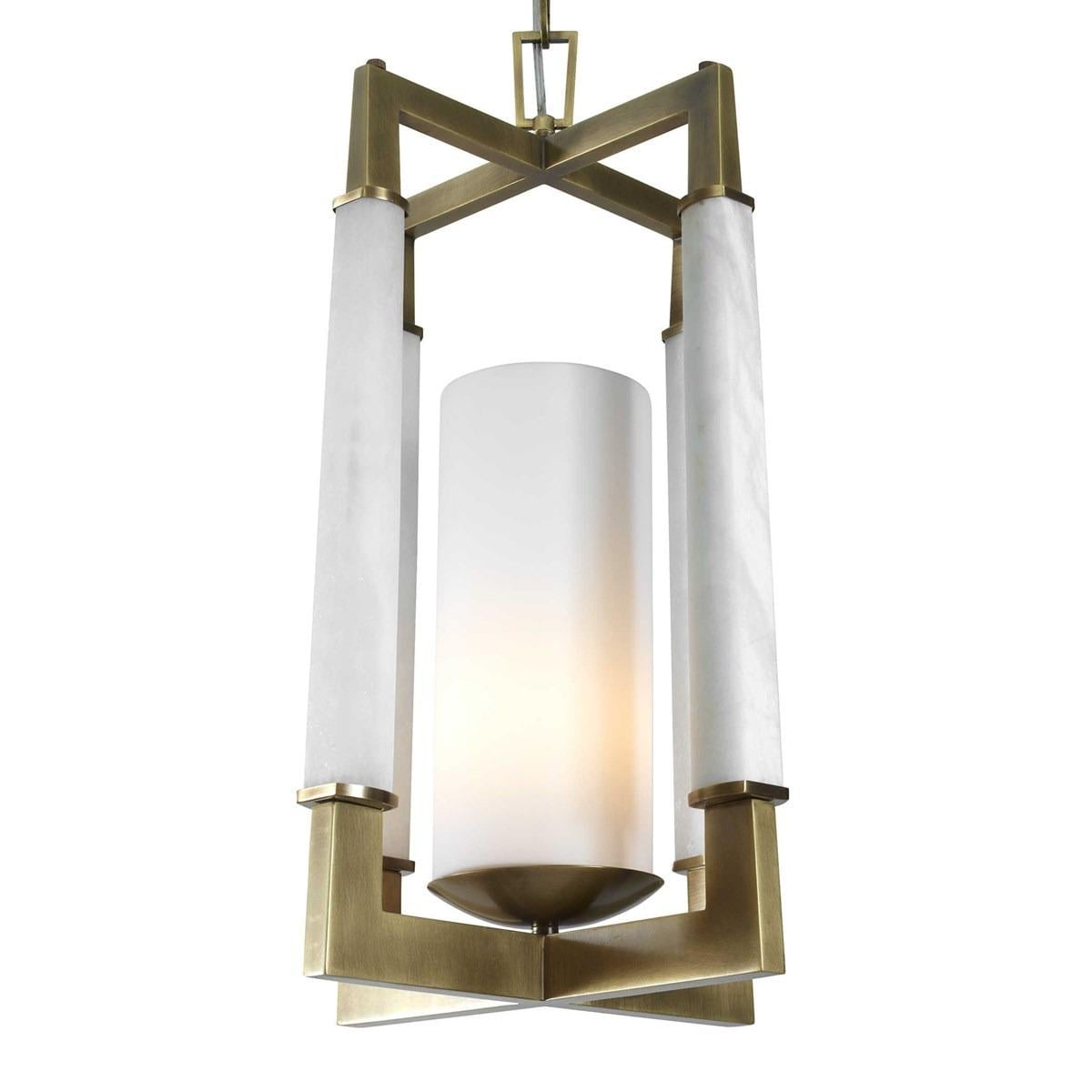 Alabaster Temple Pendant Light