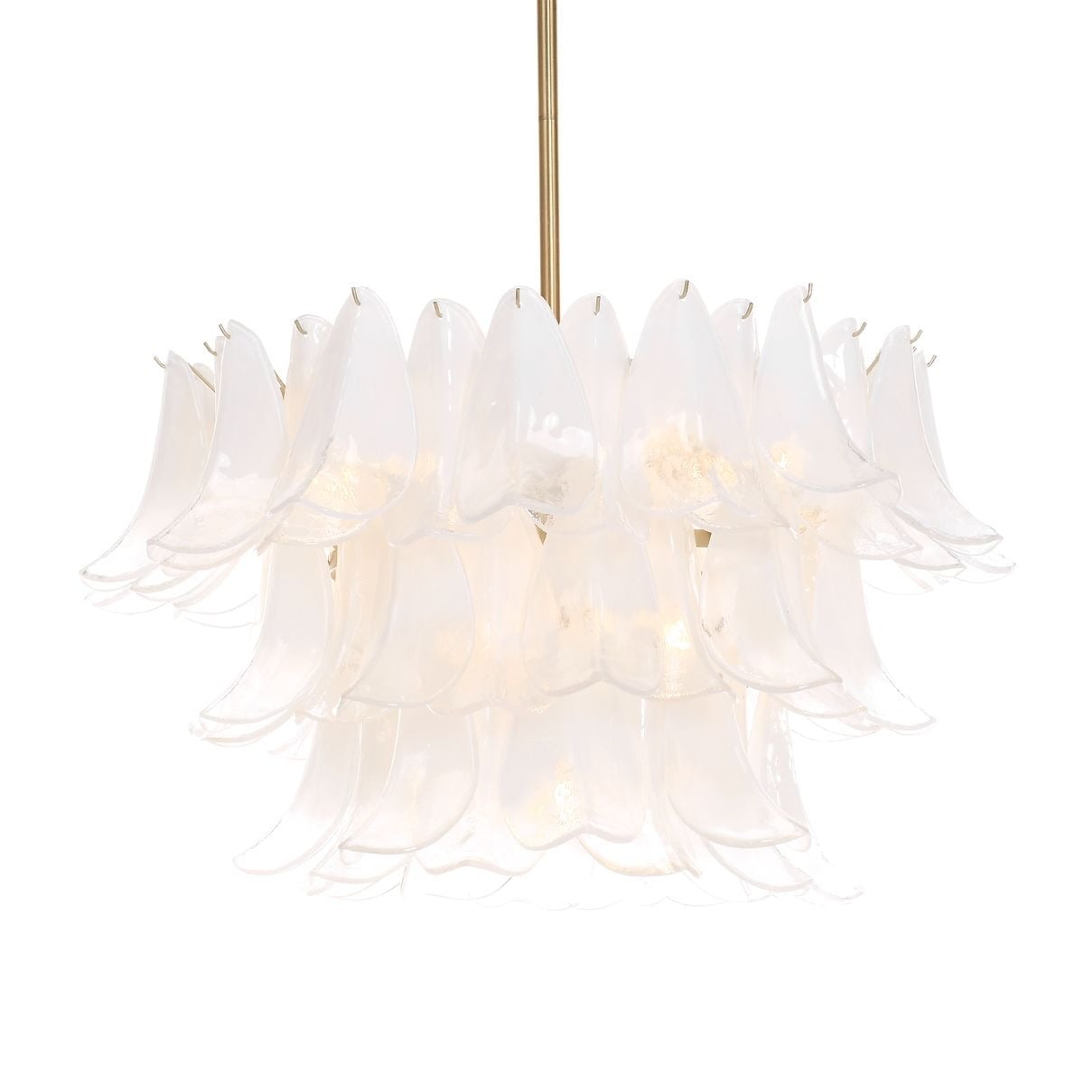 White Lotus 10 Light Pendant