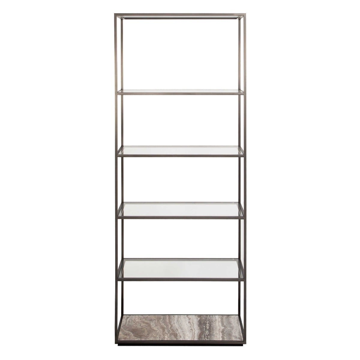 Floating Plane Etagere in Bronze