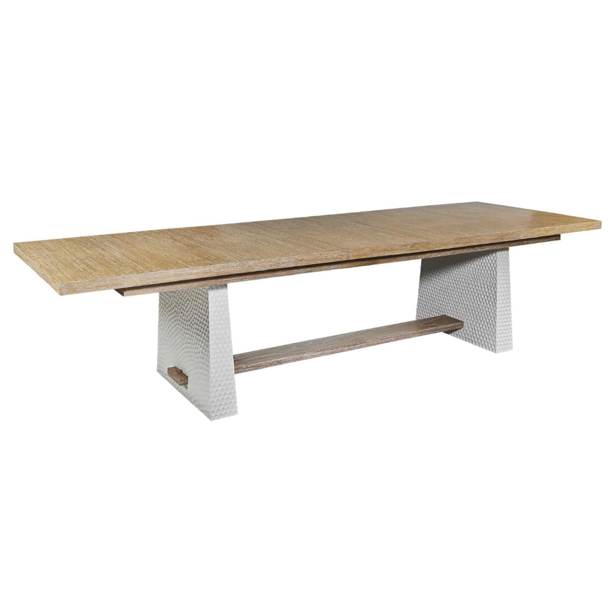 Hewn Trestle Extending Dining Table - 266-317cm