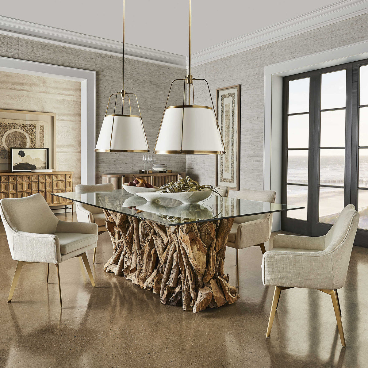 Teak Root Dining Table - 244cm