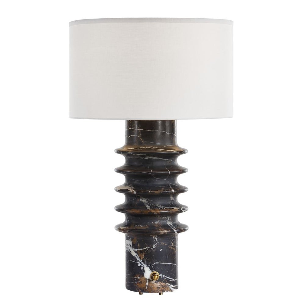 Ring Around Table Lamp in Michelangelo Marble