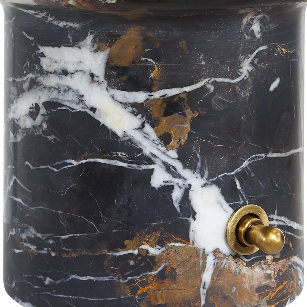 Ring Around Table Lamp in Michelangelo Marble